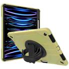 360-degree Rotating Holder Tablet Case with Wristband For iPad Air 10.9 2022/2020 / Pro 11 2021/2020(Grass Green + Black) - 1