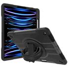 360-degree Rotating Holder Tablet Case with Wristband For iPad mini 6(Black) - 1