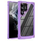 For Samsung Galaxy S24 Ultra 5G TPU + PC Lens Protection Phone Case(Purple) - 1
