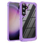 For Samsung Galaxy S24+ 5G TPU + PC Lens Protection Phone Case(Purple) - 1