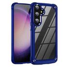 For Samsung Galaxy S24 5G TPU + PC Lens Protection Phone Case(Blue) - 1
