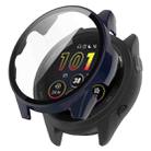 For Garmin Forerunner 265 PC + Tempered Glass Film Integrated Watch Protective Case(Ink Blue) - 1