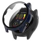 For Garmin Forerunner 265S PC + Tempered Glass Film Integrated Watch Protective Case(Ink Blue) - 1