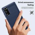 For Samsung Galaxy S20 FE Brushed Texture Carbon Fiber TPU Phone Case(Blue) - 3