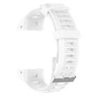 For Garmin Instinct Silicone Watch Band(White) - 1