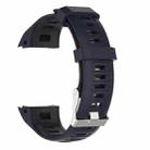 For Garmin Instinct Silicone Watch Band(Blue) - 1