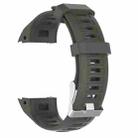 For Garmin Instinct Silicone Watch Band(Grey) - 1