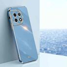 For OnePlus Ace 2 XINLI Straight Edge 6D Electroplate TPU Phone Case(Celestial Blue) - 1
