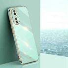 For vivo Y100 XINLI Straight Edge 6D Electroplate TPU Phone Case(Mint Green) - 1