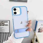 For iPhone 11 High Transparent Holder Phone Case(Blue) - 2