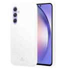 For Samsung Galaxy A54 5G GOOSPERY PEARL JELLY Shockproof TPU Phone Case(White) - 1