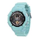 For Samsung Galaxy Watch5 40mm Silicone Sport Solid Color Watch Band(Cyan) - 1