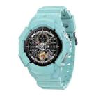 For Samsung Galaxy Watch5 44mm Silicone Sport Solid Color Watch Band(Cyan) - 1