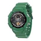 For Samsung Galaxy Watch5 44mm Silicone Sport Solid Color Watch Band(Green) - 1