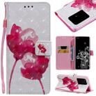 For Galaxy S20 Ultra 3D Painting Horizontal Flip Leather Case with Holder & Card Slot & Lanyard(Red Rose) - 1