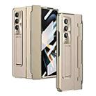 For Samsung Galaxy Z Fold3 5G Integrated Folding Phone Case with Hinge(Champagne Gold) - 1