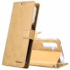 For Samsung Galaxy A54 5G GOOSPERY BLUE MOON Crazy Horse Texture Leather Phone Case(Gold) - 1