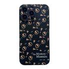 For iPhone 11 Pro Max Liquid Silicone Straight Edge Phone Case(Cats) - 1