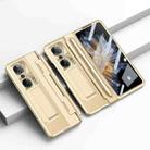 For Honor Magic Vs Integrated Full Coverage Hinge Phone Case with Stylus(Gold) - 1