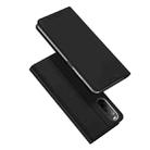 For Sony Xperia 10 II DUX DUCIS Skin Pro Series Leather Phone Case(Black) - 1