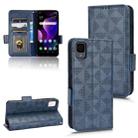 For TCL 30 Z T602DL Symmetrical Triangle Leather Phone Case(Blue) - 1