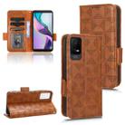 For TCL Ion X Symmetrical Triangle Leather Phone Case(Brown) - 1