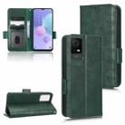 For TCL 405 / 406 T506D Symmetrical Triangle Leather Phone Case(Green) - 1