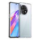 For OnePlus 11R 5G Colorful Series Acrylic + TPU Phone Case(Transparent) - 1