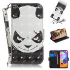 For Galaxy A31 3D Colored Drawing Horizontal Flip Leather Case with Holder & Card Slot & Wallet & Lanyard(Angry Bear) - 1