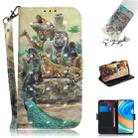 For Xiaomi Redmi Note 9 Pro 3D Colored Drawing Horizontal Flip Leather Case with Holder & Card Slot & Wallet & Lanyard(Zoo) - 1
