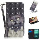 For Nokia 1.3 3D Colored Drawing Horizontal Flip Leather Case with Holder & Card Slot & Wallet & Lanyard(Embrace The Cat) - 1