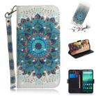 For Nokia 1.3 3D Colored Drawing Horizontal Flip Leather Case with Holder & Card Slot & Wallet & Lanyard(Peacock Wreath) - 1