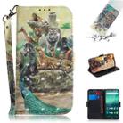 For Nokia 1.3 3D Colored Drawing Horizontal Flip Leather Case with Holder & Card Slot & Wallet & Lanyard(Zoo) - 1