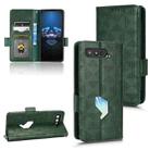 For Asus ROG Phone 5 Symmetrical Triangle Leather Phone Case(Green) - 1