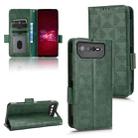 For Asus ROG Phone 6 Symmetrical Triangle Leather Phone Case(Green) - 1