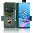 Symmetrical Triangle Leather Phone Case For Asus Zenfone 7 Pro ZS671KS / 7 ZS670KS / 8 Flip ZS672KS (Green) - 4