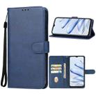 For vivo iQOO Z7x Leather Phone Case(Blue) - 1