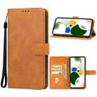 For Xiaomi Redmi Note 12 Turbo / Poco F5 Leather Phone Case(Brown) - 1