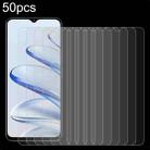 For Honor 70 Lite 50pcs 0.26mm 9H 2.5D Tempered Glass Film - 1