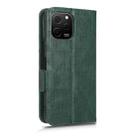 For Huawei nova Y61 Symmetrical Triangle Leather Phone Case(Green) - 3