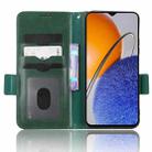 For Huawei nova Y61 Symmetrical Triangle Leather Phone Case(Green) - 4