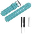 For Garmin Forerunner 620 Solid Color Replacement Wrist Strap Watchband(Teal) - 1