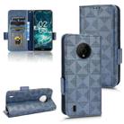 For Nokia C200 Symmetrical Triangle Leather Phone Case(Blue) - 1