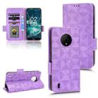 For Nokia C200 Symmetrical Triangle Leather Phone Case(Purple) - 1