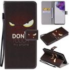 For Galaxy S20 Ultra Painting Horizontal Flip Leather Case with Holder & Card Slot & Lanyard(Eye) - 1