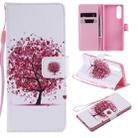 For Sony XZ5 Painting Horizontal Flip Leather Case with Holder & Card Slot & Lanyard(Colorful Tree) - 1