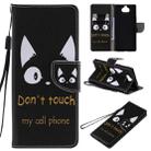 For Sony Xperia 20 Painting Horizontal Flip Leather Case with Holder & Card Slot & Lanyard(Cat Ears) - 1