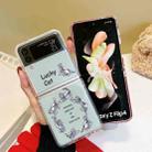 For Samsung Galaxy Z Flip4 5G Graffiti Pattern Protective Phone Case(Rabbit) - 3
