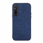 For Sony Xperia 1 V Morocco Texture PU Phone Case(Blue) - 1