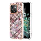 For OnePlus 10T 5G / Ace Pro Electroplating IMD TPU Phone Case(Pink Scales) - 1